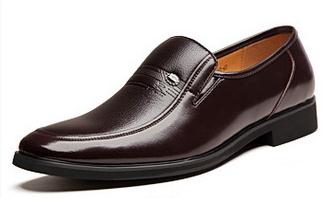 Tangnest 2017 New Men's Dress Shoes Split Leather Oxfords Casual  Round Toe Low Heels Shoe Male Slip-On Business Shoes XMP332