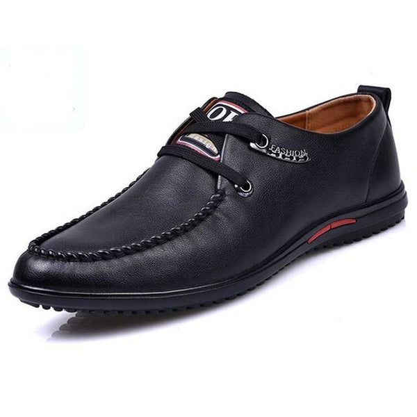 Tangnest 2017 New Men Casual Shoes Solid Round Toe Lace Up Flats For Man British Style PU Leather Shoes Man Dress Shoes XMR2427