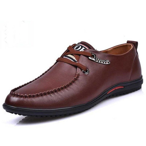 Tangnest 2017 New Men Casual Shoes Solid Round Toe Lace Up Flats For Man British Style PU Leather Shoes Man Dress Shoes XMR2427
