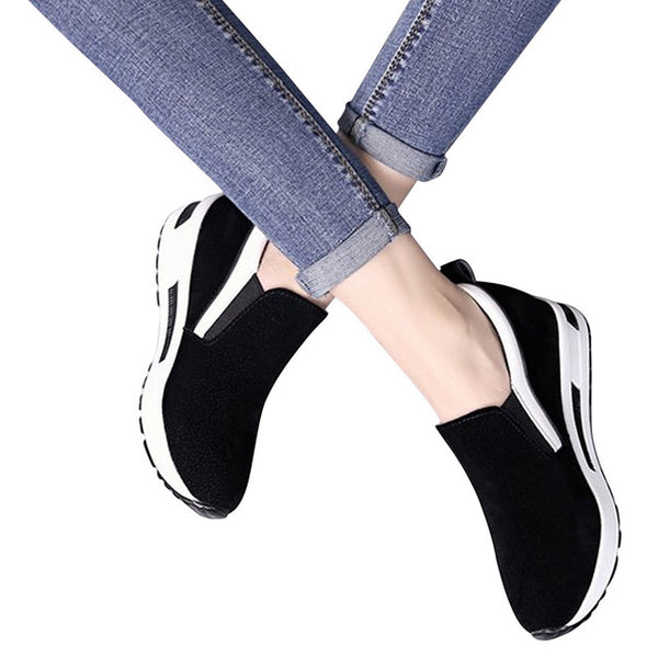 HEE GRAND Women Casual Shoes 2018 New Trend Working and Shopping Comfortable Shoes Women Lofers Female Flats XWD6312