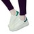 Women Casual Shoes 2017 Lace-up White Flat Canvas Shoes Print Espadrilles Flats Zapatillas Deportivas Zapatos Mujer XWD2564