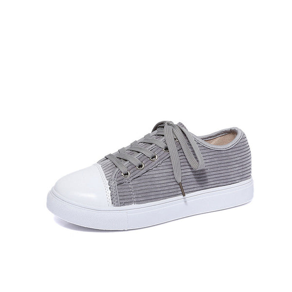 HEE GRAND Casual Canvas Shoes Woman 2017 Spring Creepers Platform Loafers Lace-Up Flats Comfort Women Flat Shoes XWD5164