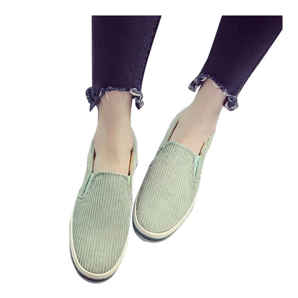HEE GRAND Women's Flats For 2017 Spring Slip On Casual Shoes Woman Canvas Shallow Slip On Loaftes Women Vulcanize Shoes XWD5680