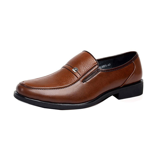 Mens Fashion soft leather business shoes casual Breathable high quality oxfords men's flats wholesale
