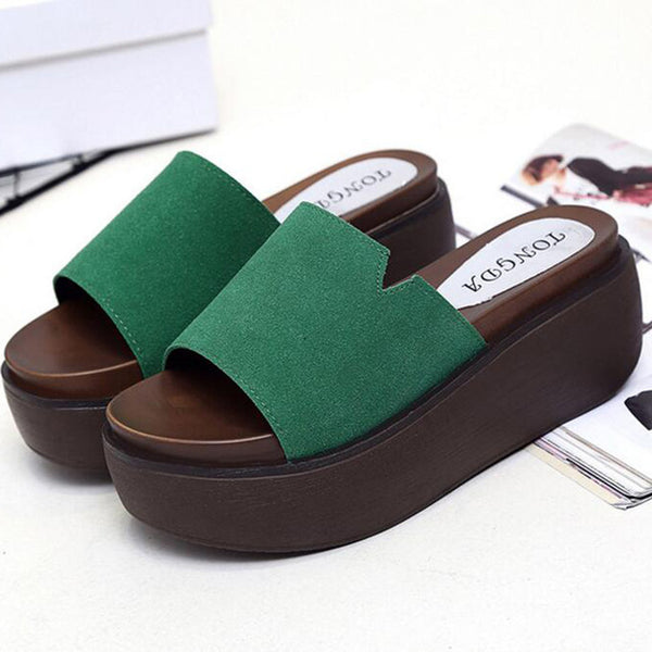 HEE GRAND 2018 Women New Slippers Flats with Platform Women Fashion Causal Slide fit for Indoor and Outdoor Shoes XWT1133