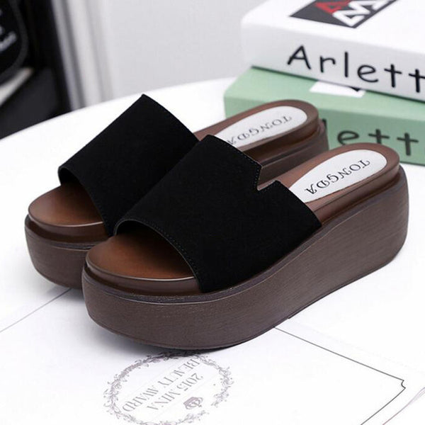 HEE GRAND 2018 Women New Slippers Flats with Platform Women Fashion Causal Slide fit for Indoor and Outdoor Shoes XWT1133