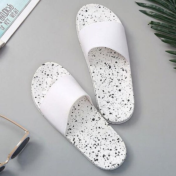 HEE GRAND Women Slippers Flats with Platform Women Fashion Causal Slide Waterproof BathRoom Slide Plain Shoes XWT1140