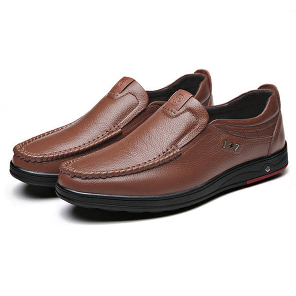 NIS Moccasins Shoes Flats Men Summer Cow Leather Driving Shoes Casual Slip On Loafers Soft Breathable Leather Large Size Flats